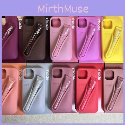 Coque de téléphone Rhode en silicone pour iPhone 11 avec matériau antidérapant et design créatif, idéale pour les fans de style doux