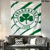 Panathinaikos Football Wall Tapestry Aesthetic Wall Hanging Printed Fabric Blanket Decorative Tapestries for Bedroom Living Room Home Decor