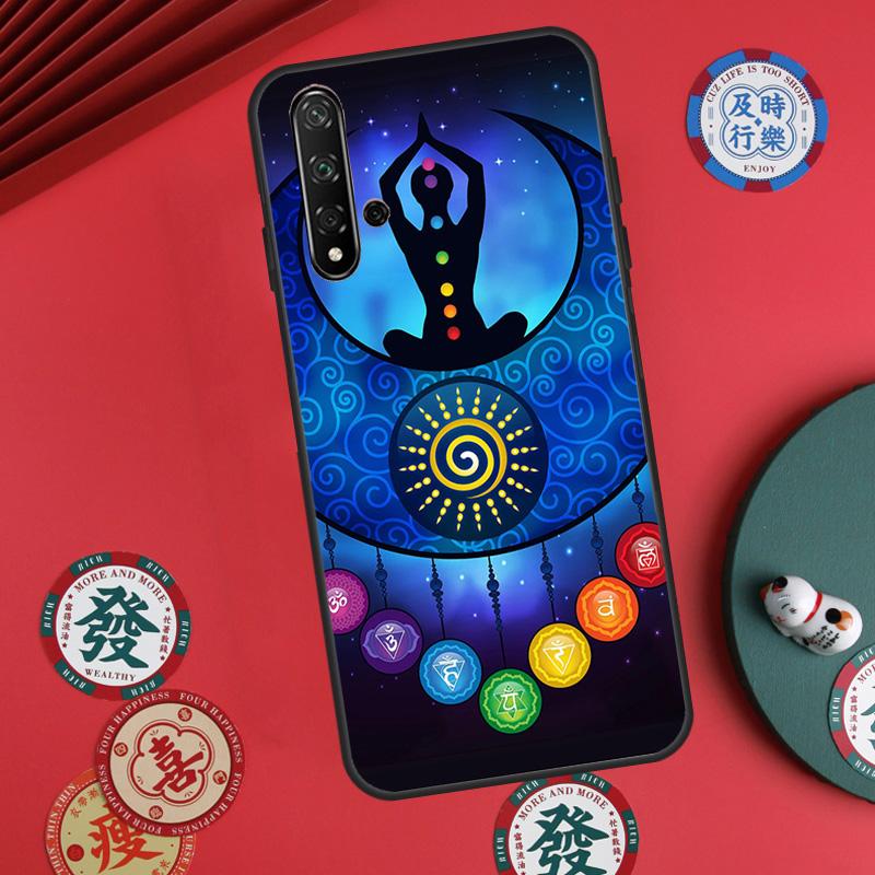 Mandala Chakra Yoga For Huawei Nova 12s 7i 8i 11i 12i Y73 Y70 Y90 Y60 Y72 Y61 Y91 9 10 SE P30 Pro P40 Lite Case