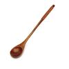 4Pcs Tea Coffee Spoons Long Wooden Spoon Teaspoon Drink Coffee Stirrer Mixing Spoon Small Honey Dessert Tea Spoon Wood Tableware