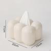 Ceramic Tissue Case Decoration Facial Tissues Container for Desktop Vehicle Dorm