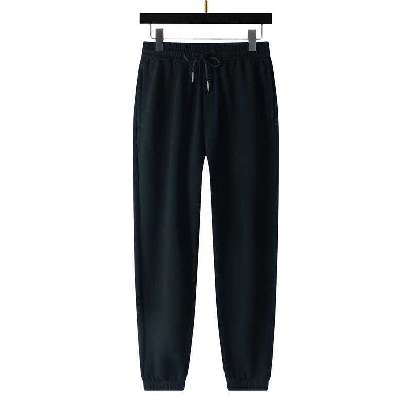 Men's Elastic Waist Sportswear Cuffed Sweatpants - Casual Spring/Autumn Long Pants