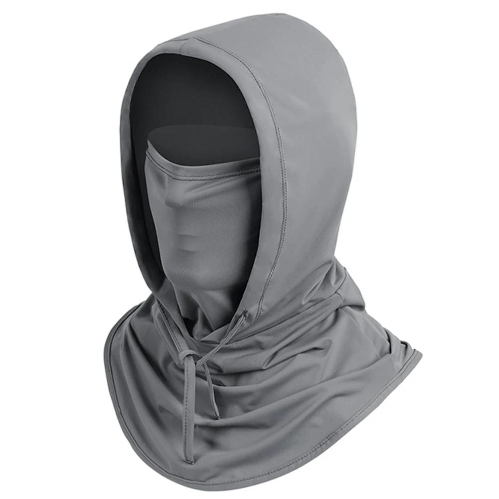

Летняя велосипедная маска с защитой от ультрафиолета, маска из ледяного шелка, велосипедная балаклава, велосипедный шарф, дышащая спортивная мотоциклетная маска с капюшоном серый