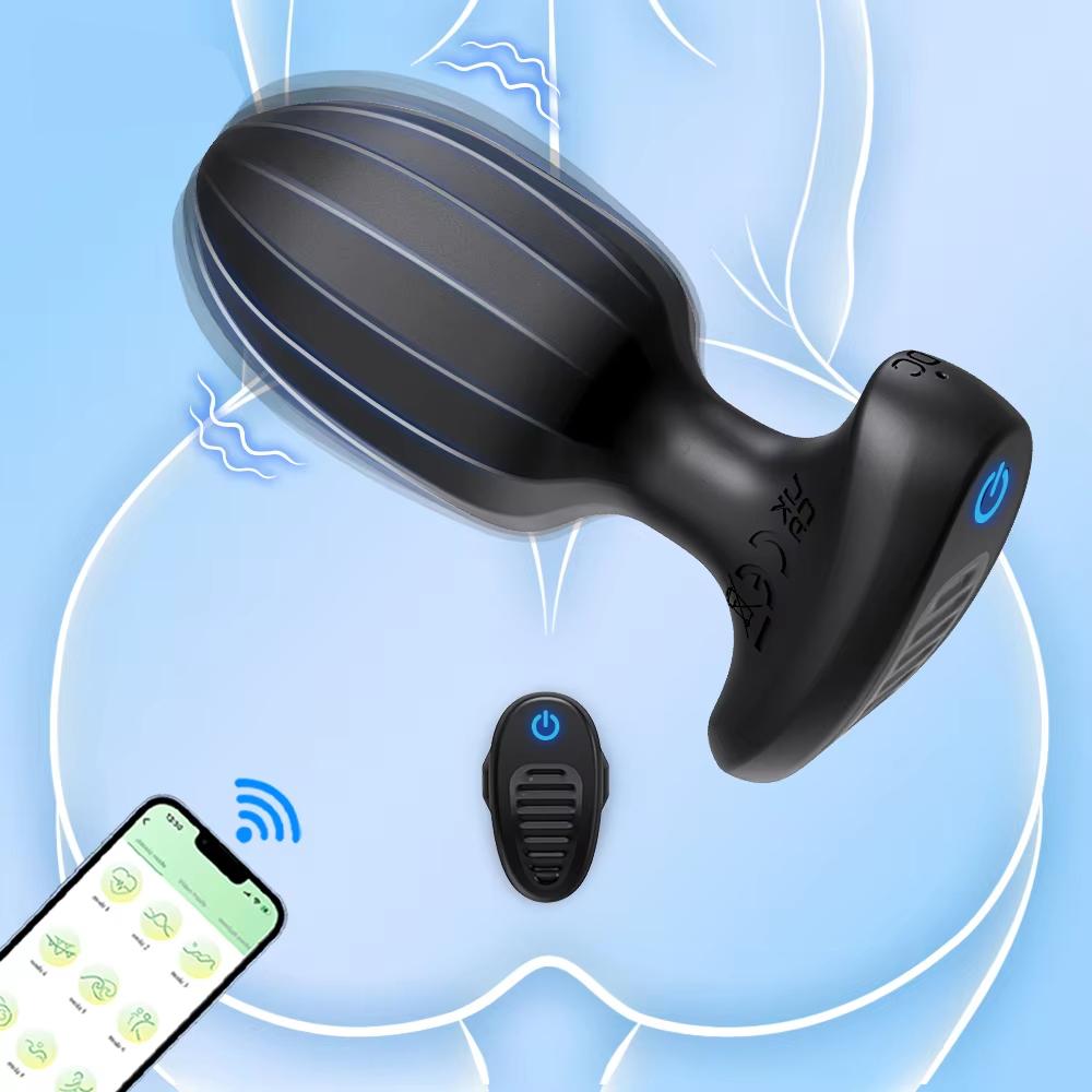 APP Control Vibrating Butt Plug for Men Prostate Massager Anal Vibrator for Gay Prostate Stimulator Masturbator Sex Toy for Men