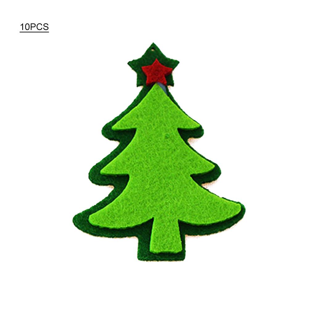 

Двухслойные фетровые аппликации снеговика, набор для изготовления фетровых украшений для рождественского украшения 5#