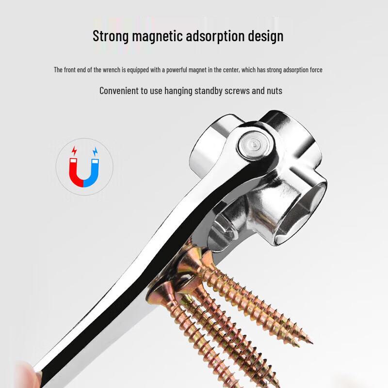52-in-1 Universal Dog Bone Socket Wrench