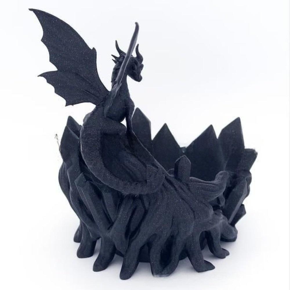 Ornaments Jewelry Holder Gothic Style Storage Organizer Dragon Storage Bowl Gift For Dragon Lover