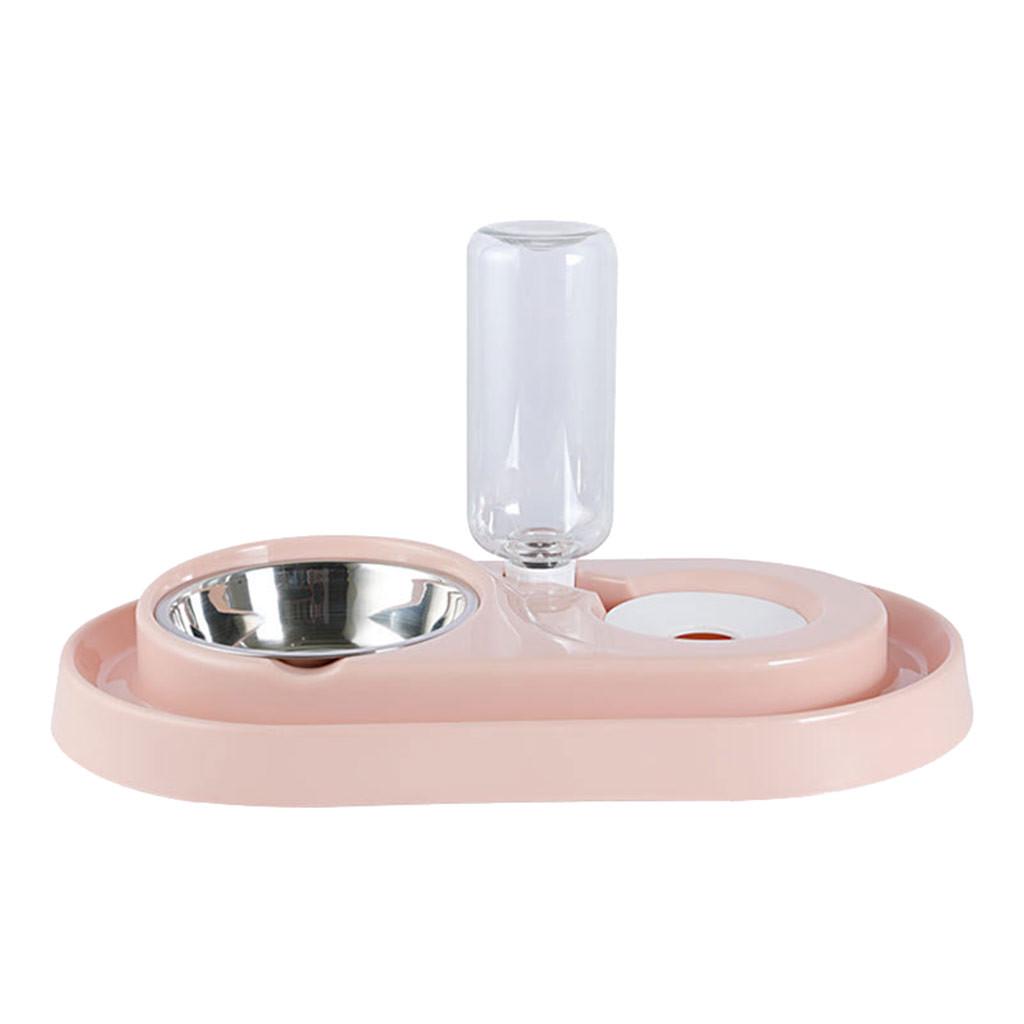 Dual-use Pet Bowl Plastic Bowl Dogs Cat Automatic Bowl Water Dispenser Feeder