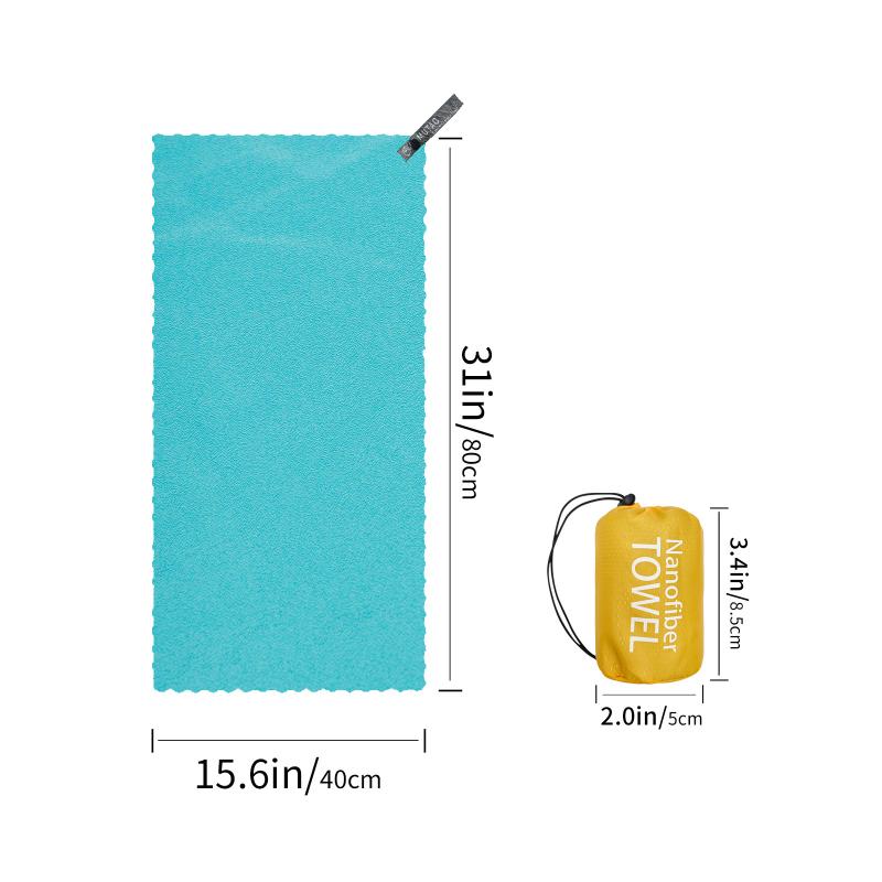 1 Piece 80X40Cm Outdoor Quick-Drying Towel Camping Hiking Cycling Portable Sports Towel Gym Towel