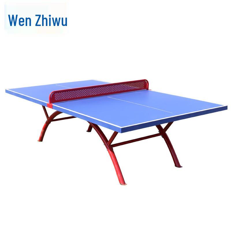 WenZhiWu Foldable Outdoor Standard Ping Pong Table