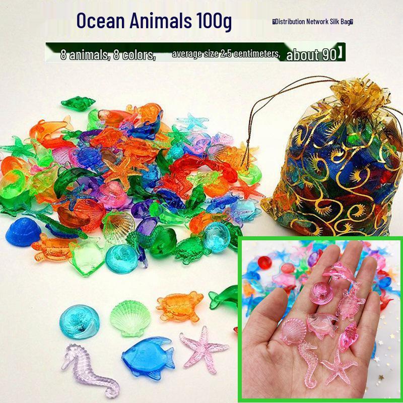 Kindergarten Sharing Gifts: Plastic Gem Animal Dolls for Toddlers