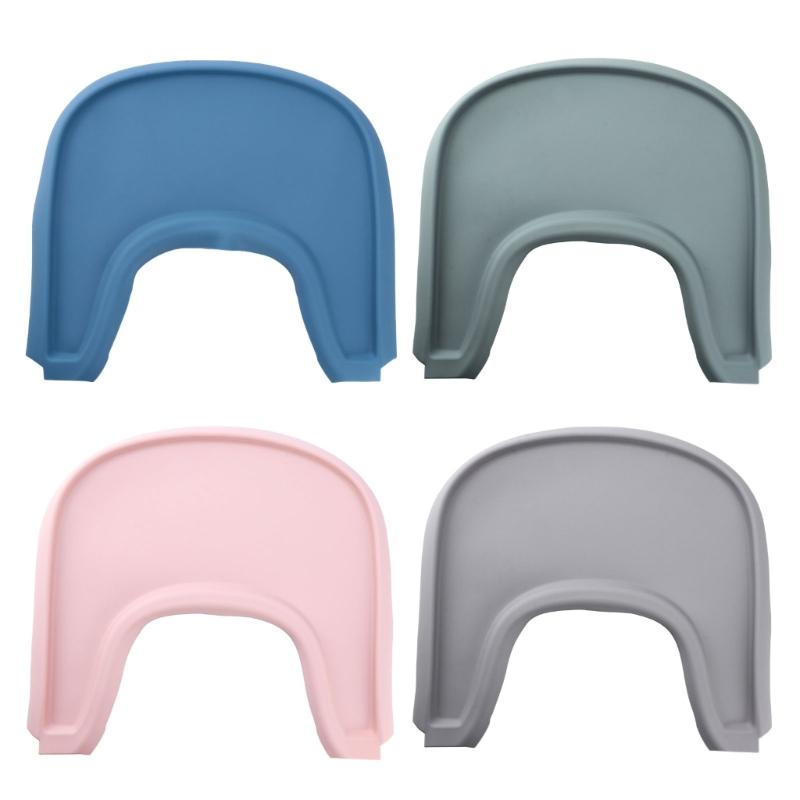 Non Slip High Chair Tray Silicone Mat Hassle Free Feeding Solution Protective Cushion Pad Solid for Stokke High Chairs