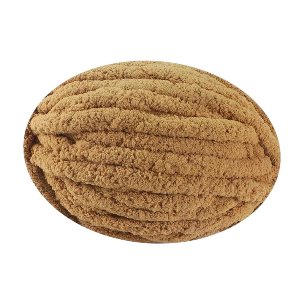 Thick Chunky Yarn Bulky Yarn Comfortable Knit Yarn Polyester Yarn for Knitted Blanket Mat Weaving Scarf DIY Craft Cushion