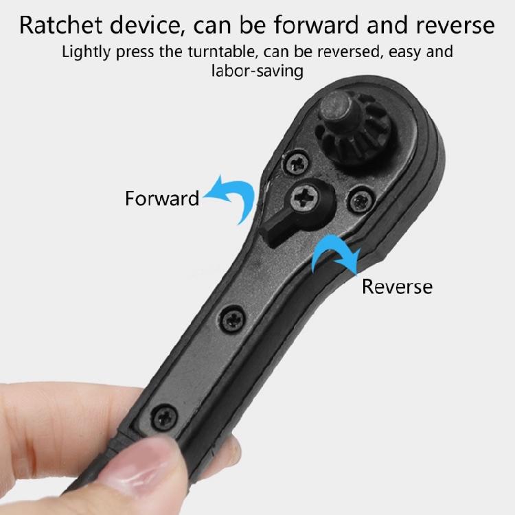 Professional 2 In 1 Ratchet Double Head Chuck Key Replacement Tool for Electric Drill Power Tool Tightening Loosening