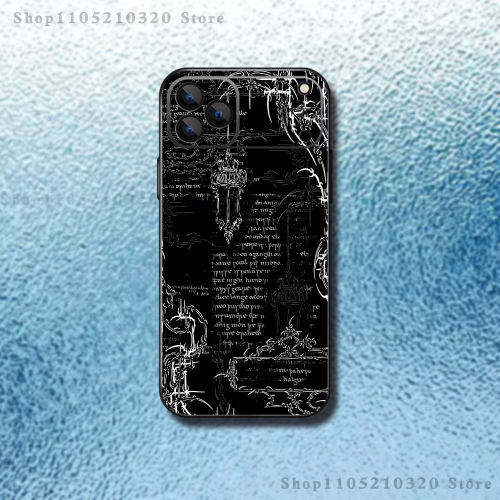 Gothic cross symbol  Phone Case For iPhone 17,16,15,14,13,12,11,Pro,Max,Plus,E,Air,Mini Protective TPU Cover