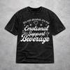 Women Men Emotional Support Drinking Buddy Beer Shirt Printed Washed Cotton Fashion T-Shirts