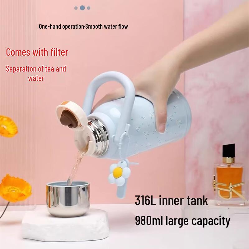 DKADI 316 Stainless Steel Insulated Sports Water Bottle