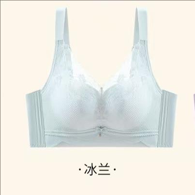 Women Lace Bra Fixed Cup Anti Sagging Antibacterial Soft Lightweight Luxury Bra Comfortable Supportive Shaping Thin Underwear