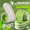 Fuzzy Mugwort Deodorizing Insoles Winter Warm Fluffy Shoe Inserts Breathable Cozy Inner Soles Replacement for Shoes Boots