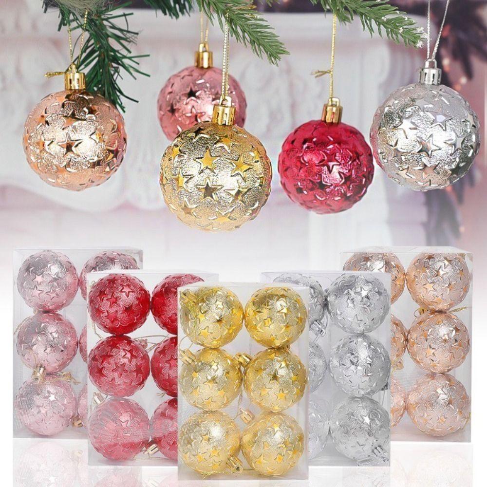 Christmas Gift Christmas Decoration Ball Electroplated Xmas Tree Hanging Ornaments