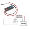 MECCANIXITY 3PCS Battery Meter Monitor, 11.1-12.6V Level Indicator Module Battery Power Tester, LED Digital Display Back Cover for Car, Marine, RV,