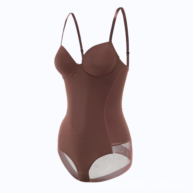 European-American Body Shaping Bodysuit: Plus Size Underwire Bra, Waist & Belly Lifting