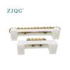 High Bridge Type White Terminal Block with Grounding, 8x13 and 7x11 Zero Rows