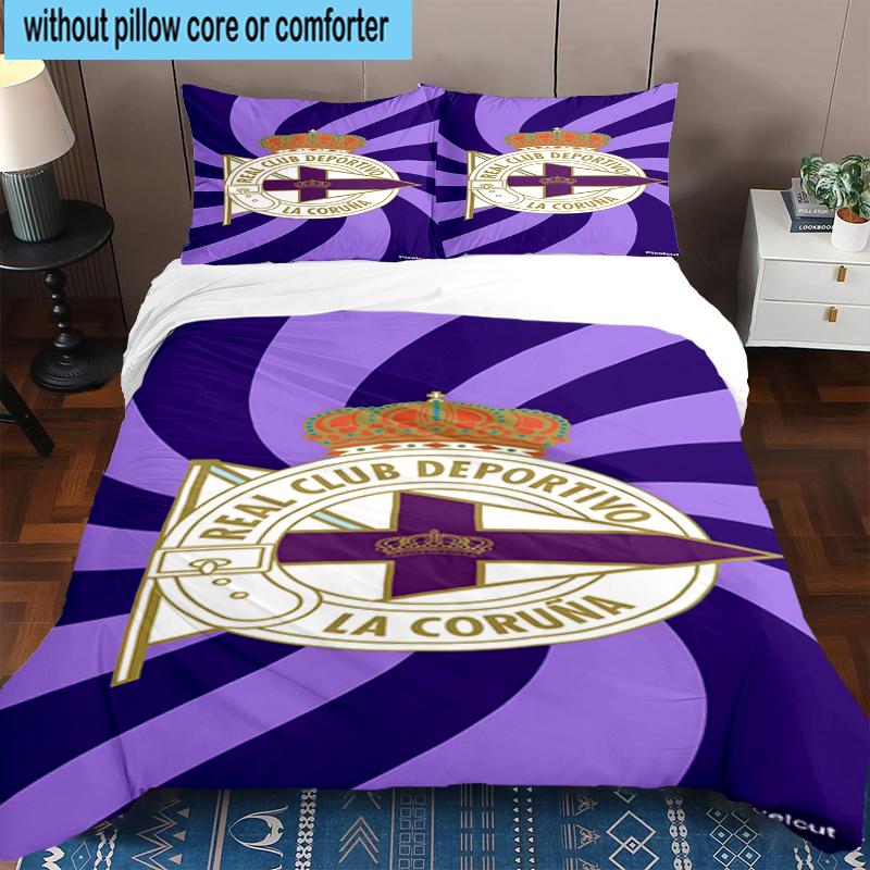 3PCS Deportivo Football Bedding Set,Including 1pc Duvet Cover And 2pcs Pillowcases Perfect for Bedroom, Dormitory, Fan Christmas gift