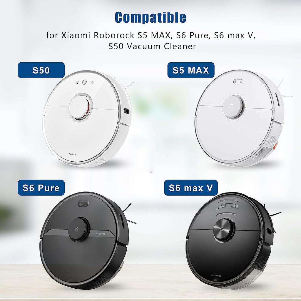 For Roborock S5 S50 S51 S55 S6 S60 S6 Pure Vacuum Cleaner Accessories HEPA Filter Mop Cloth Side Main Brush Spare Parts