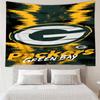 Green Bay Packers Logo Tapestry Hanging for Bedroom,Livingroom, Playroom,Decor Art Room Wall Tapestry Holiday and Birthday Gifts