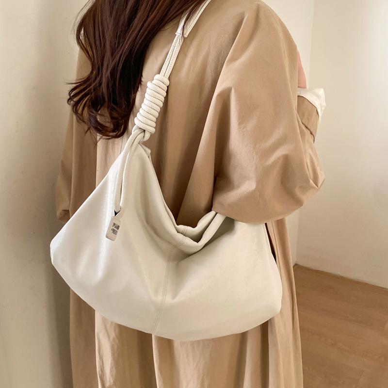 Lazy Style Casual Commuting Shoulder Bag, Large Capacity Tote Bag