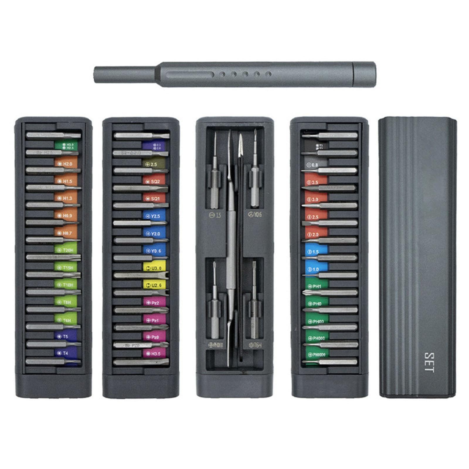 

Набор отверток 49-в-1 для чистки, разборки мобильных телефонов и ноутбуков, набор прецизионных отверток One Size