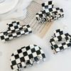 Women's Checked Hair Clip Hairpin