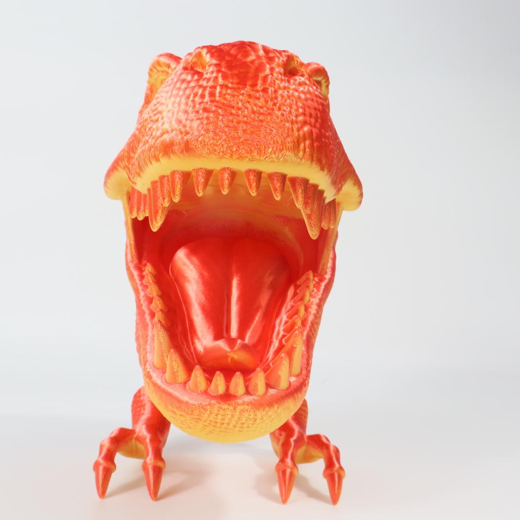 3D printed Tyrannosaurus rex dinosaur avatar multifunctional ornament suitable for desktop decoration and office display