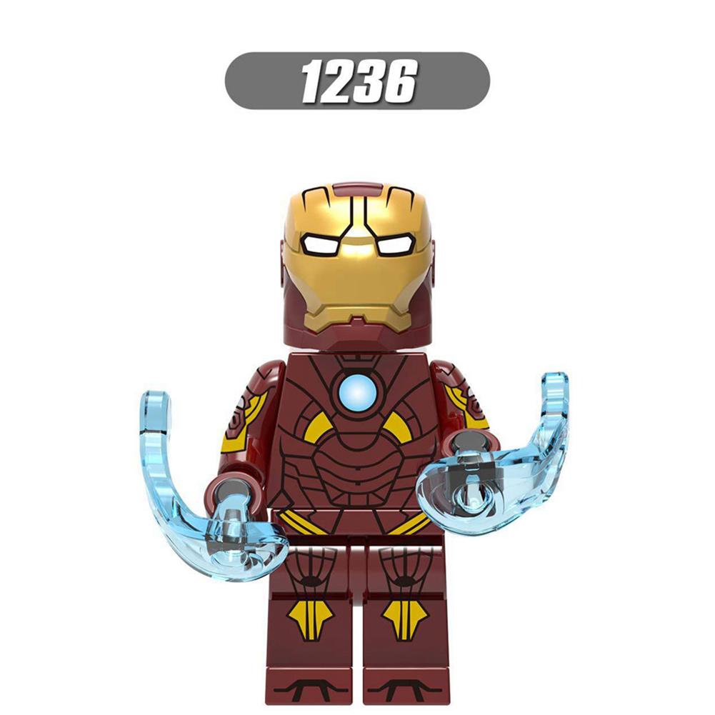 Minifigure Building Blocks Avengers 4 Iron Man Building Bricks Toys Children Early Learning Toys