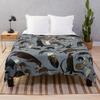 Old World Otters Throw Blanket