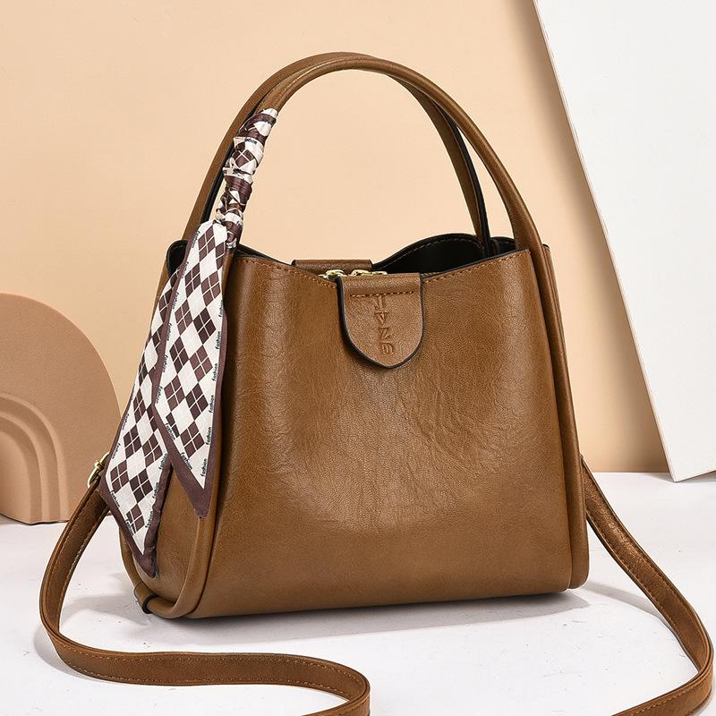 Bag women's new popular bucket bag fashion pvc shoulder messenger bag women's handbag women's bag