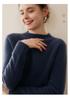 2025 Autumn/Winter Women's High Neck 100% Pure Cashmere Soft Knit Sweater - Thick, Skin-Friendly Inner Layer.