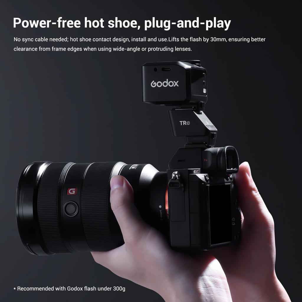 Authorized GODOX TTL Hot Shoe Riser Flash for IT30 Pro Rechargeable HSS Rehouser for De Grif Canon [GODOX Dealer] TR-C IT20-S, IT20S, IT30PRO-S, S,