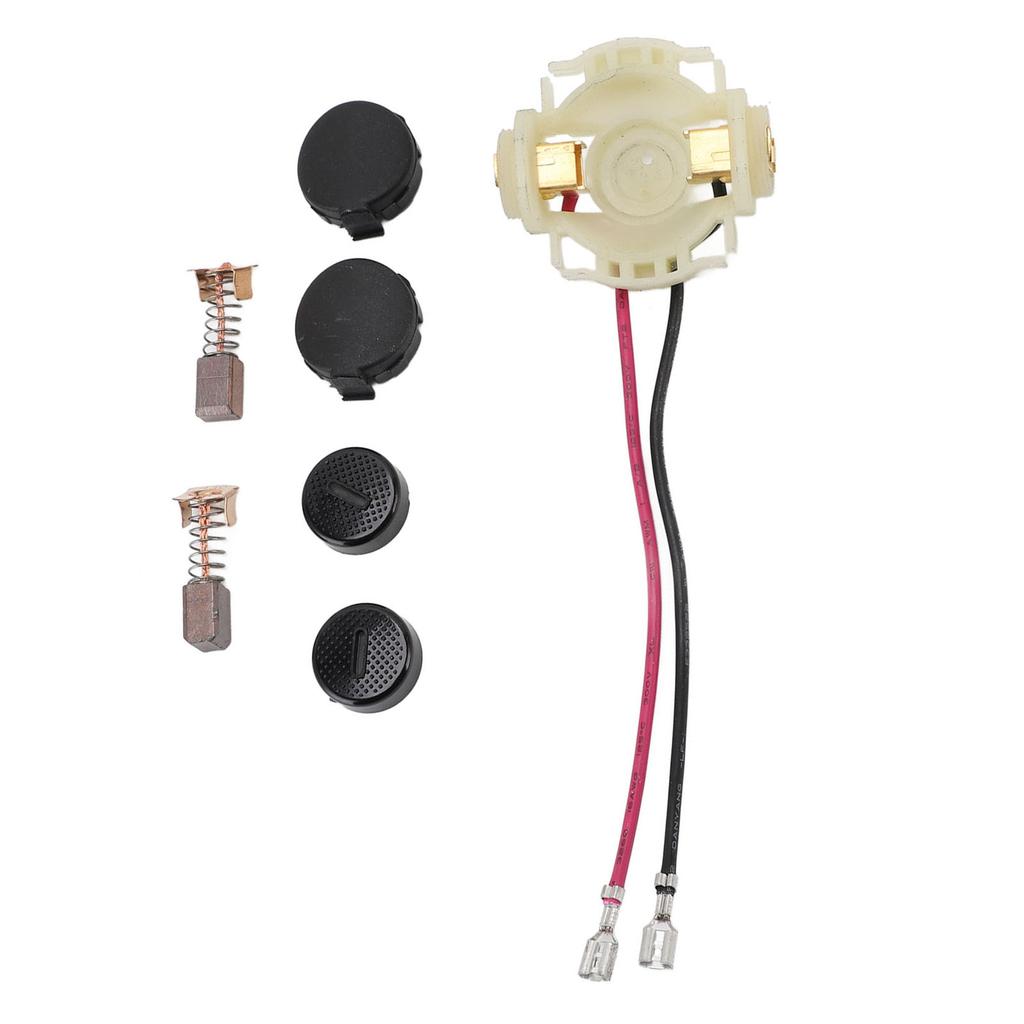 Kohlebürstenhalter-Kit 2 Kohlebürsten 1 Halter 2 Kappen 2 Kappenabdeckungen Set für BGA450 BGA452 DGA452