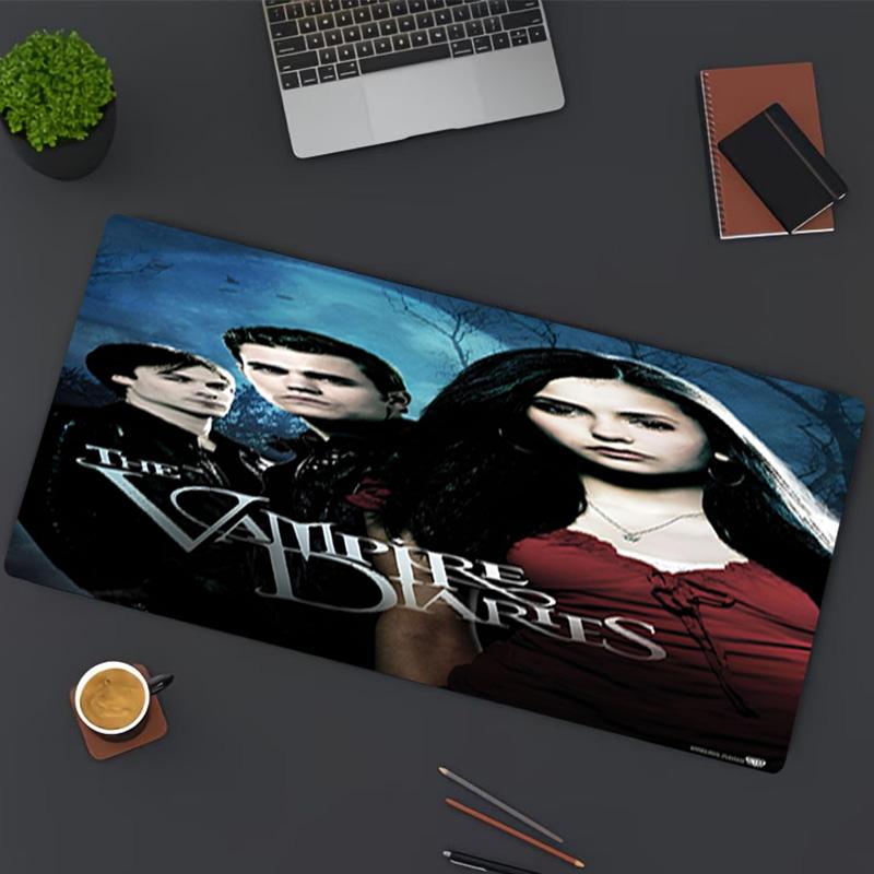 The Vampire Diaries Baskılı Mouse Pad, Klavye Pad'i Dizüstü PC Matı olarak Ofis Ev Kullanımı için, Masa Dekorasyonu, Oyuncular için Mükemmel Doğum Günü Hediyesi