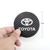 Tyre Valve Core 2Pcs Leather Coaster Anti-noise Water Cup Pad Cushion For Toyota TRD Gazoo Racing Corolla Yaris Chr Auris Rav4