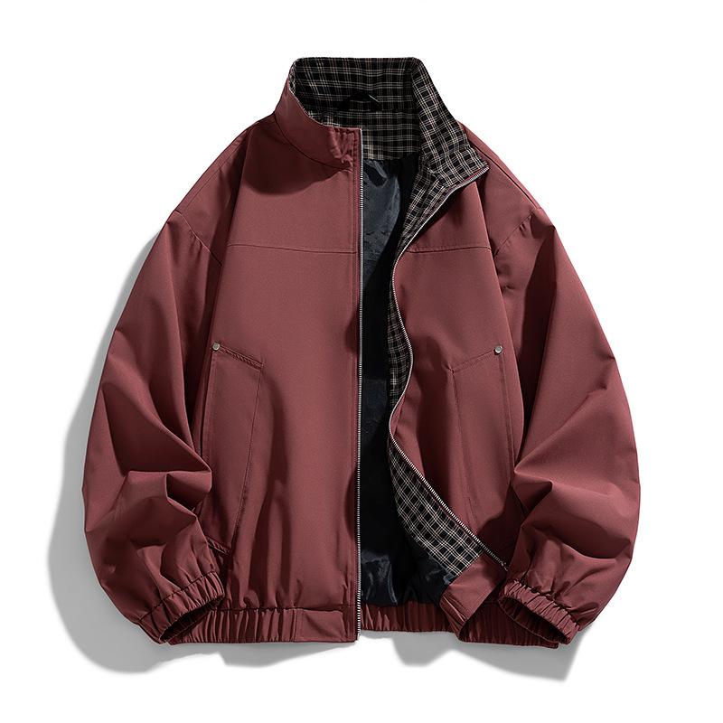 Men's Coat Trend Loose Korean Version Handsome Lapel Jacket Men