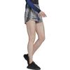 adidas Originals Pantaloncini Sportivi Casual a Righe con Logo Ricamato Vita Elasticizzata Donna Grigio HB9423