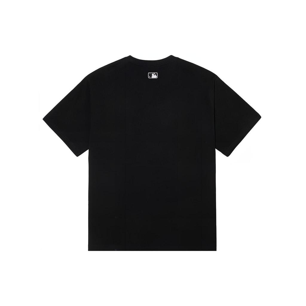 MLB New York Yankees T Shirts Unisex Black Crew Neck Moderate Straight Fit 3ATS04023-50BKS