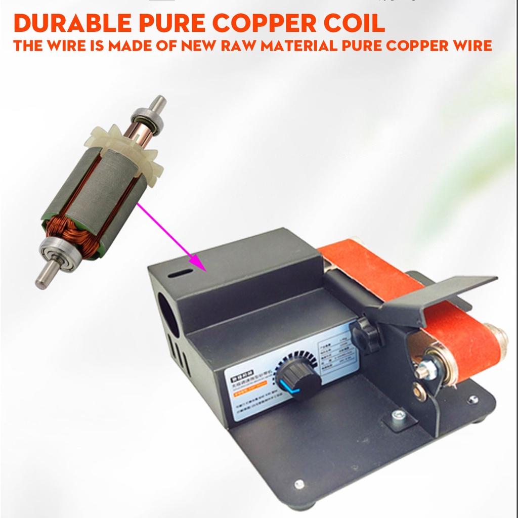 110V/220V 5000-10000RPM Multifunctional Grinder Mini Electric Belt Sander DIY Polishing Grinding Machine Cutter Edges Sharpener