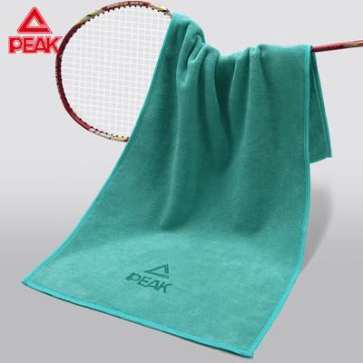 PEAK Sports Towel, Sweat-Absorbing, for Swimming, Fitness, Badminton, Heat Relief, Absorbent Face Towel for Washing, YHZ4619, Gree