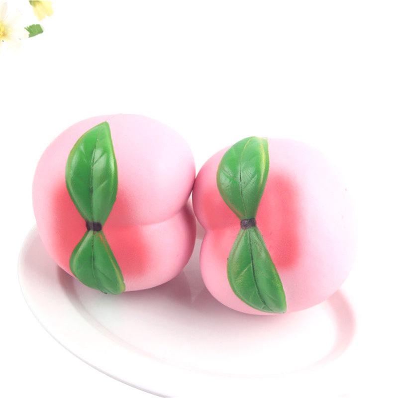 10CM Pfirsich Squishy Langsam Steigenden Jumbo Nette Süße Creme Duftenden Brot Kuchen Kinder Spielzeug Weihnachten Geschenk