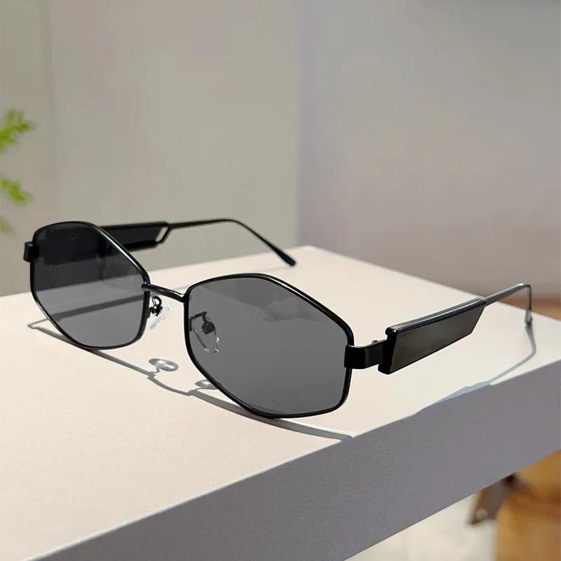 Popular Fashion Metal Hexagon Sunglasses Women For Men Punk Retro Sun Glasses Luxury Brand Designer Outdoor Driving Eyewear
