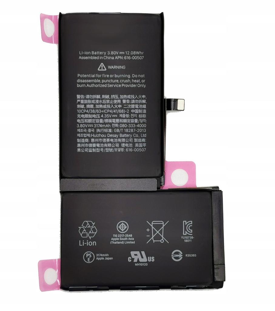Neue Batterie für iPhone Xs Max A1921 3174 mAh